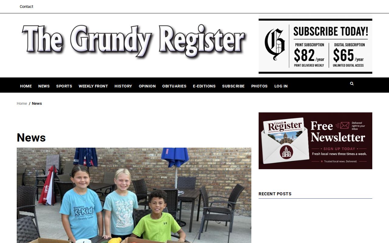 The Grundy Register sheriff report and Grundy County crime news page